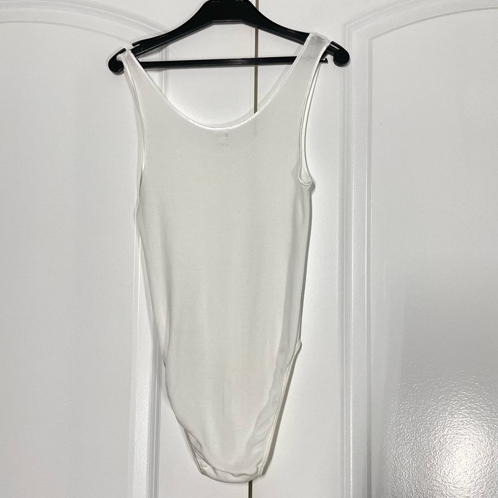 Hanro White 100% Cotton Bodysuit size XS - Picture 6 of 6